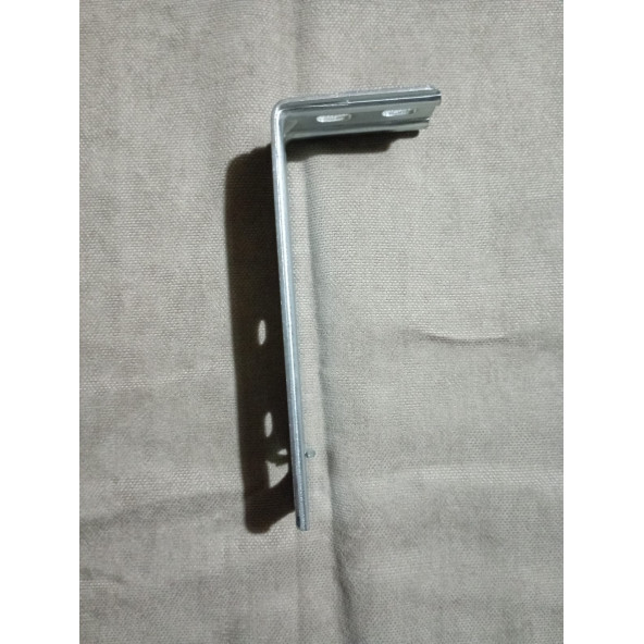 L Ayak Güçlendirilmis Kanallı Stor Zebra Kornis Takma Aparatı L Ayak (14CM) - 2