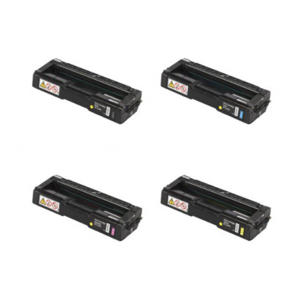 SRToner Ricoh SP-C220/C220/C221/C222/C240 BK / Siyah Muadil Toner - 1