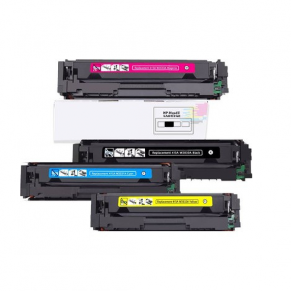 SRToner Hp 415X-W2030X / Canon CRG-055H Çipsiz BK / Siyah Muadil Toner