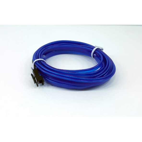 Torpido Gögüs Şerit - Işıksız İp Neon - Fitilli İp Şerit 2x3Metre Mavi