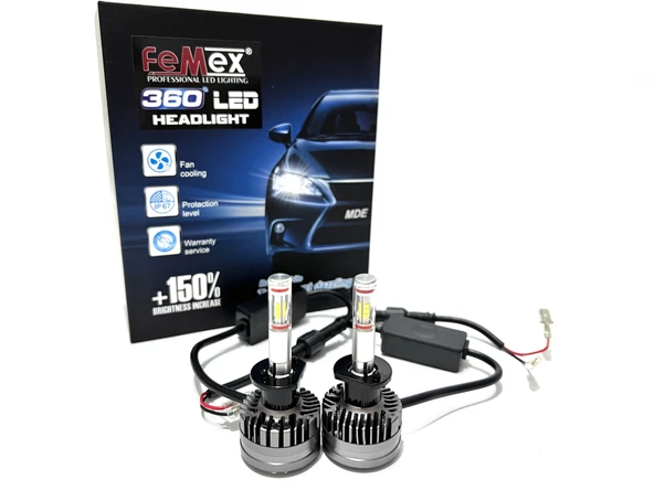 FEMEX 360 CSP SUPERİOR 4 YÖNLÜ CHİPSET H1 LED XENON LED HEADLİGHT