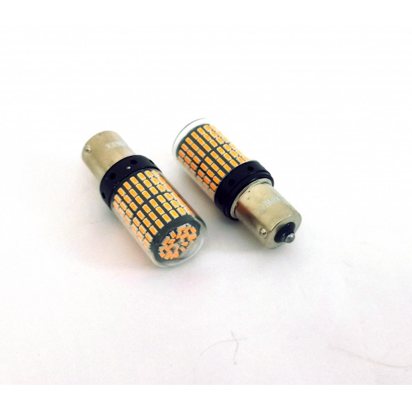 FEMEX Platinum P21W 1156 9w Led Aydınlatma Ampul 93 Duy Tek Duy Parlak Turuncu - 3