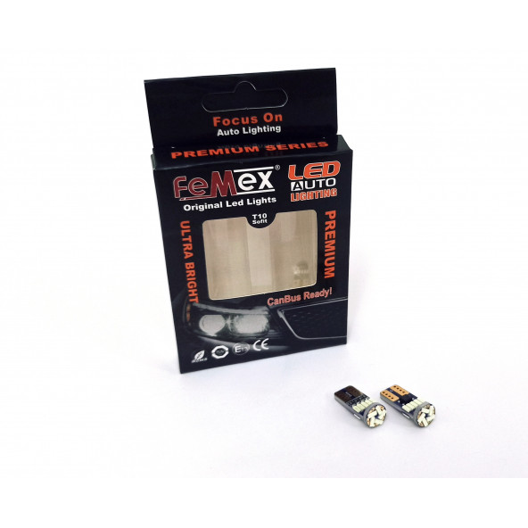 FEMEX Premium 15smd Mini T10 Led Ampul Parlak Turkuaz - 2