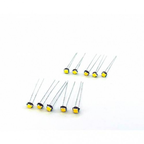 FEMEX Premium T5 T4 10lu İnce Bacaklı Kıl Led Mini Led Ampul Parlak Beyaz - 2