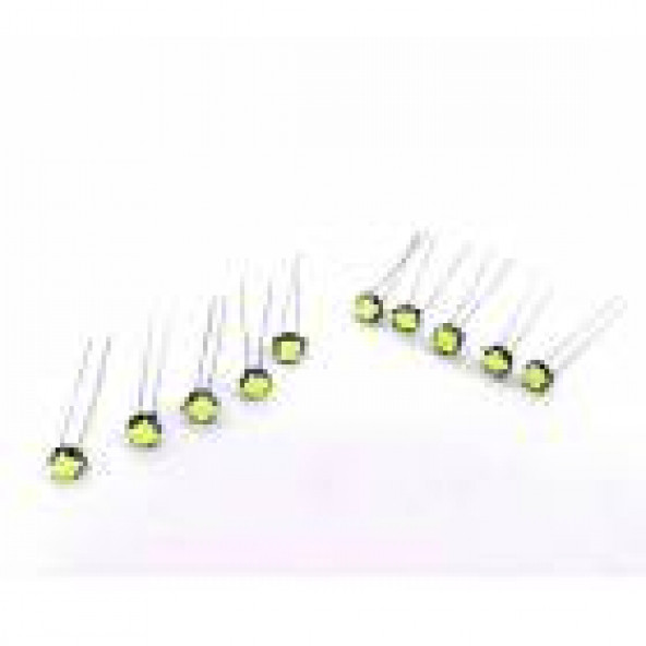 FEMEX Premium T5 T4 10lu İnce Bacaklı Kıl Led Mini Led Ampul Parlak Turkuaz - 2
