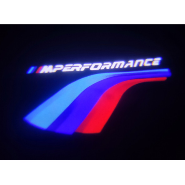M Performance BMW İçin Orjinal Geçmeli Soketli Kapı Altı Led Logo