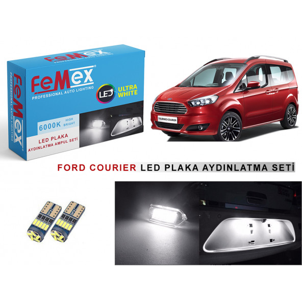 Ford Courier Led Plaka Aydınlatma Ampulu FEMEX Premium - 1