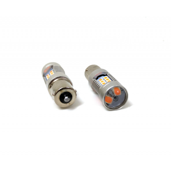 FEMEX Platinum PY21W 1156 BAU15S 150 Çapraz Tırnak Sinyal Led - 1