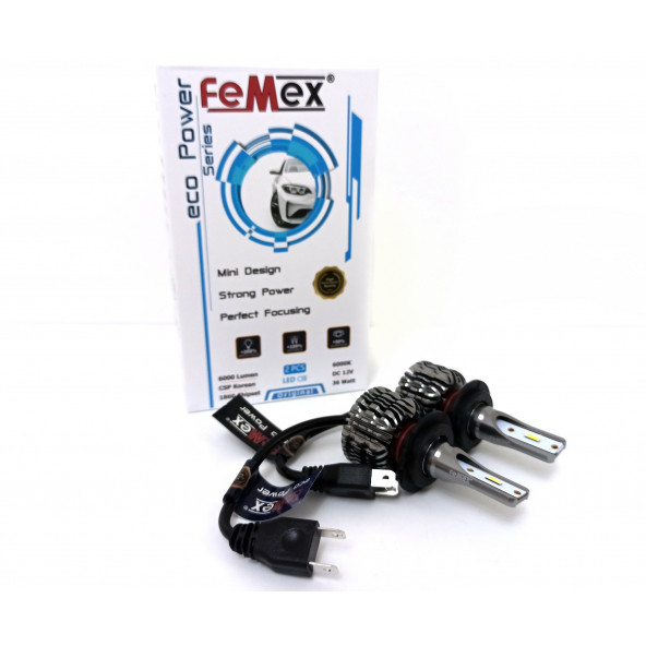 Renault Megane 3 Led Xenon Uzun Far Aydınlatma Ampulu Femex Eco Power