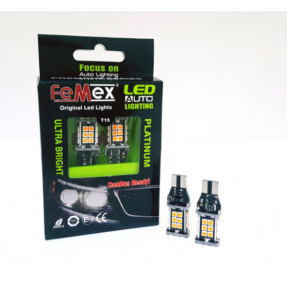 Vokswagen Passat CC Makyajlı Led Geri Vites Ampulu FEMEX Platinum W16W