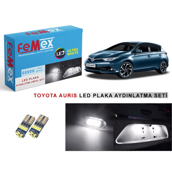 Toyota Auris Led Plaka Aydınlatma Ampulu FEMEX T10 - 3