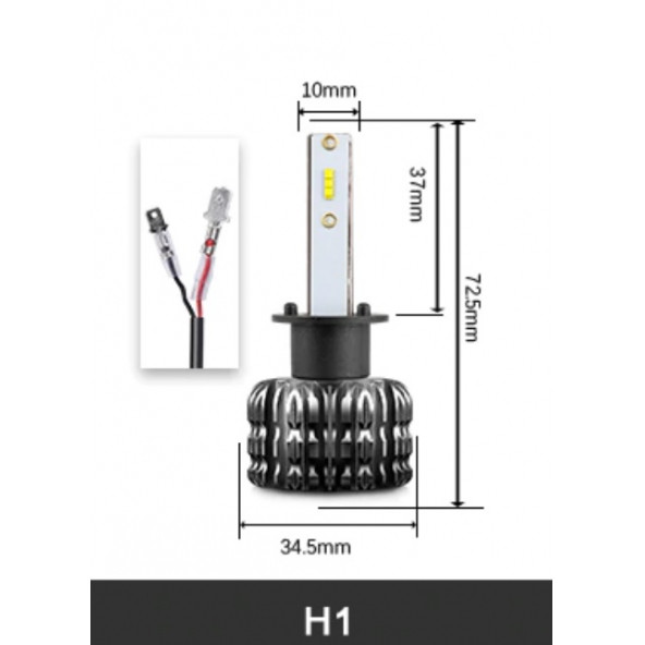 Fiat Doblo 3 Led Xenon Uzun Far Ampulu FEMEX Eco Power H1 - 3