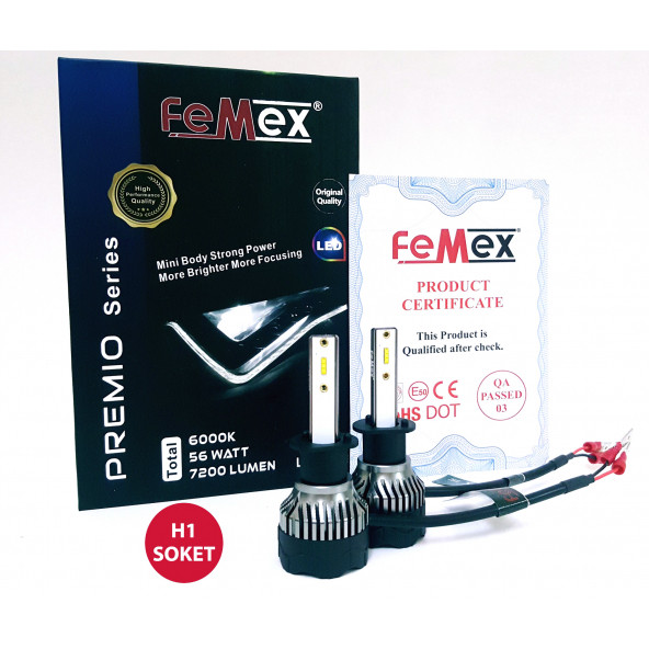 Ford Fiesta Led Xenon Uzun Far Ampulu FEMEX Premio H1