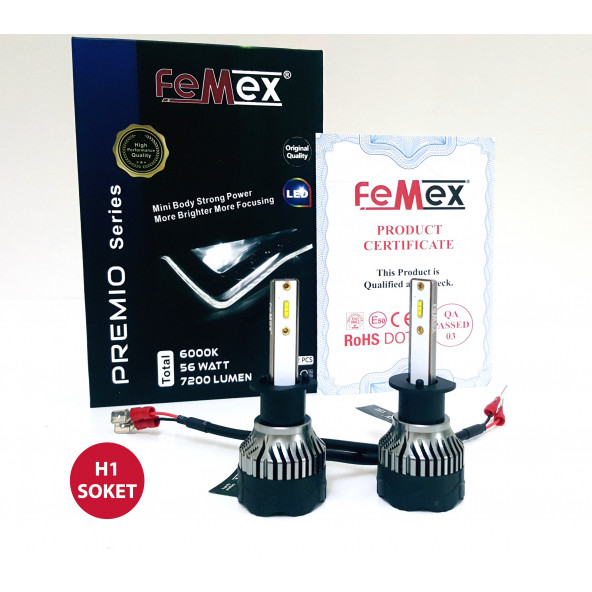 Citröen Berlingo Led Xenon Uzun Far Ampulu FEMEX Premio H1 - 2