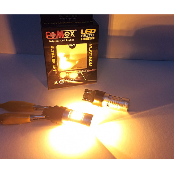 Citröen C5 AIRCROSS Led Sinyal Aydınlatma Ampulu UYUMLU FEMEX WY21W
