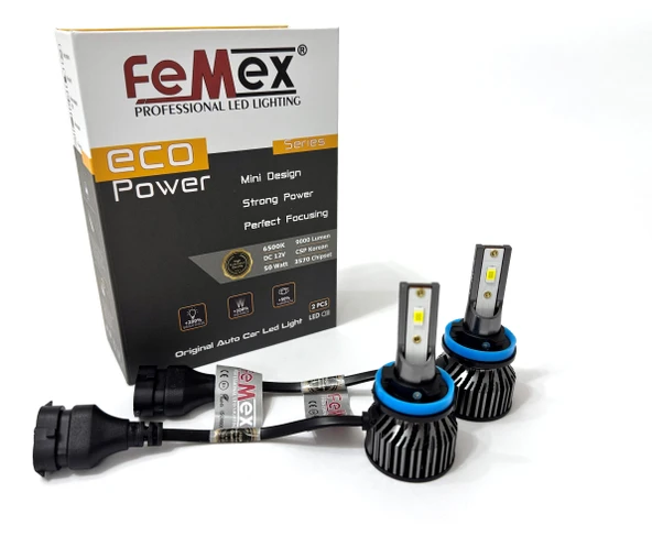 Renault MEGANE 2 Led Xenon Sis Far Ampulu FEMEX EcoPower H8 - 4