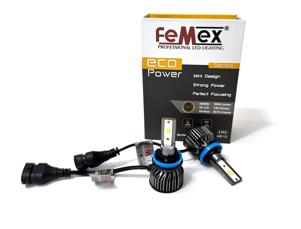 Renault MEGANE 2 Led Xenon Sis Far Ampulu FEMEX EcoPower H8 - 2