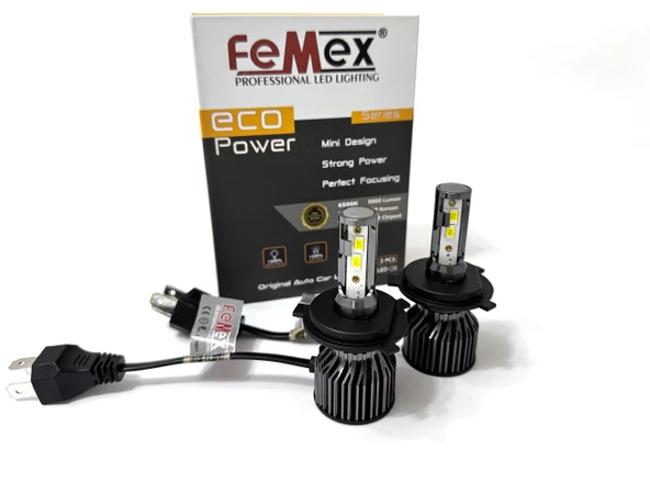 Fiat Tipo Araçlar İçin Kısa Uzun LED Far Ampulu FEMEX EcoPower