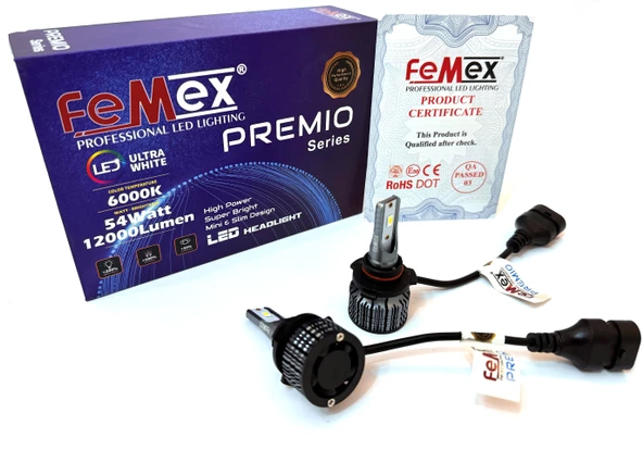 Toyota C-HR 2016-2020 Led Far Ampulu HIR2 9012 FEMEX Premio - Resim 2