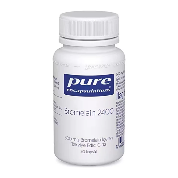Pure Encapsulations Bromelain 2400 500 mg 30 Kapsül ürün görseli