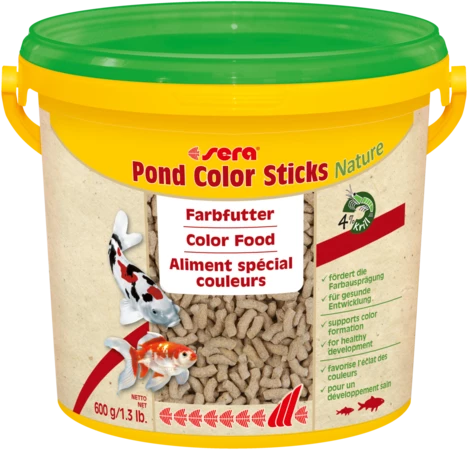 Sera Pond Color Sticks Nature 100 GR Poşette Skt :09/2027 Japon Koi balığı yemi