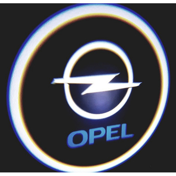 Opel Araçlar İçin Pilli Yapıştırmalı Kapı Altı Led Logo