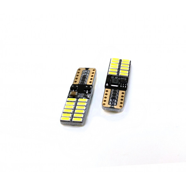 FEMEX T10-24Ledli Yassı Dipsiz Led Ampul Canbus Ultra Parlak 300Lmn - 3