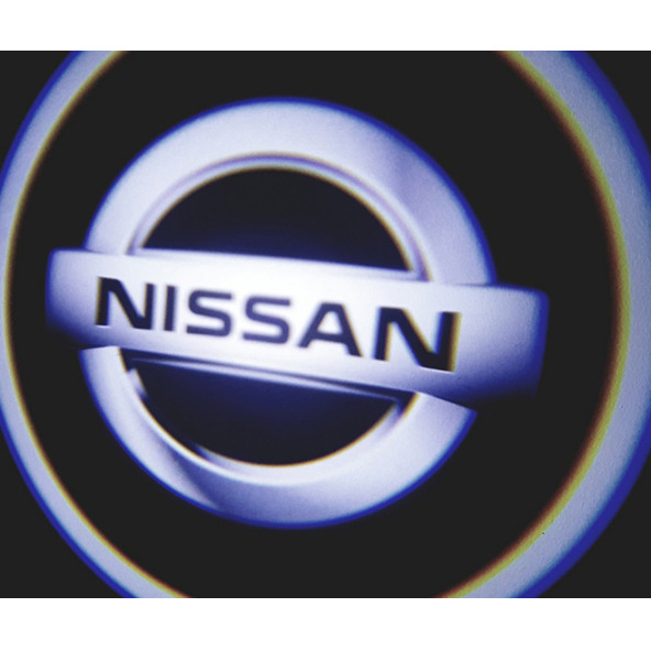 Nissan Araçlar İçin Pilli Yapıştırmalı Kapı Altı Led Logo