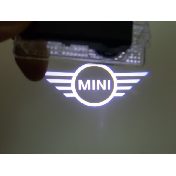 Mini Cooper Araçlar İçin Orjinal Geçmeli Soketli Kapı Altı Led Logo