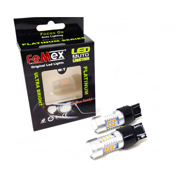 FEMEX Platinum T20-7440-15W- Dipsiz Tek Duy Led Ampul Koyu Turuncu - 4