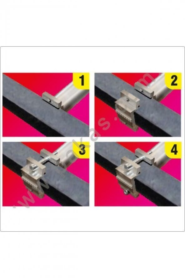 Pakas Balkon Çamaşır Kurutma Askısı Askılığı Kare Profil Pks 02 - 4