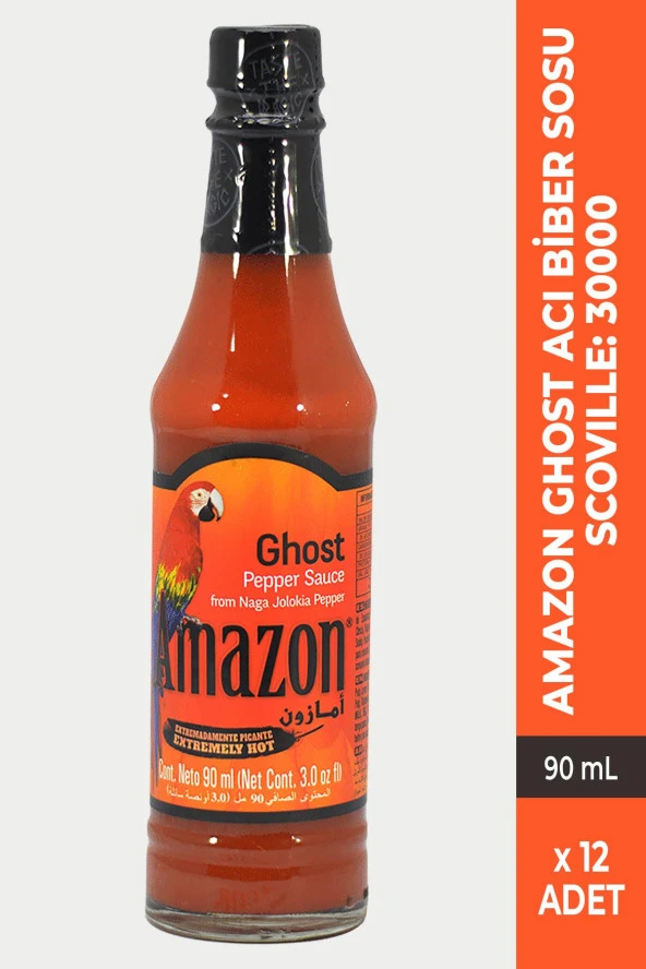Amazon Ghost Scoville 30.000 Acı Biber Sosu 90ML