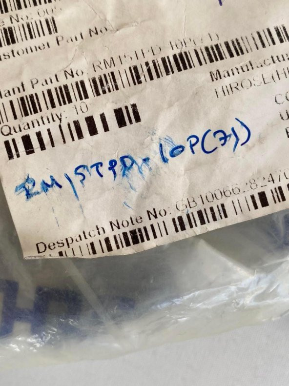 Hirose RM15TPD-10P(71) 10 Pin Konnektör Fiş - Resim 4