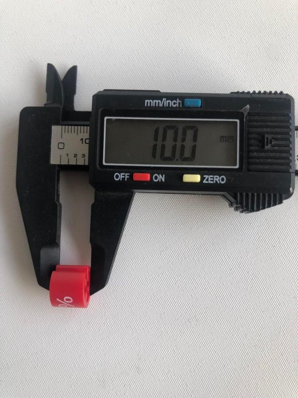 % Baskılı Kırmızı Askı Boncuğu 100 Adet - 6