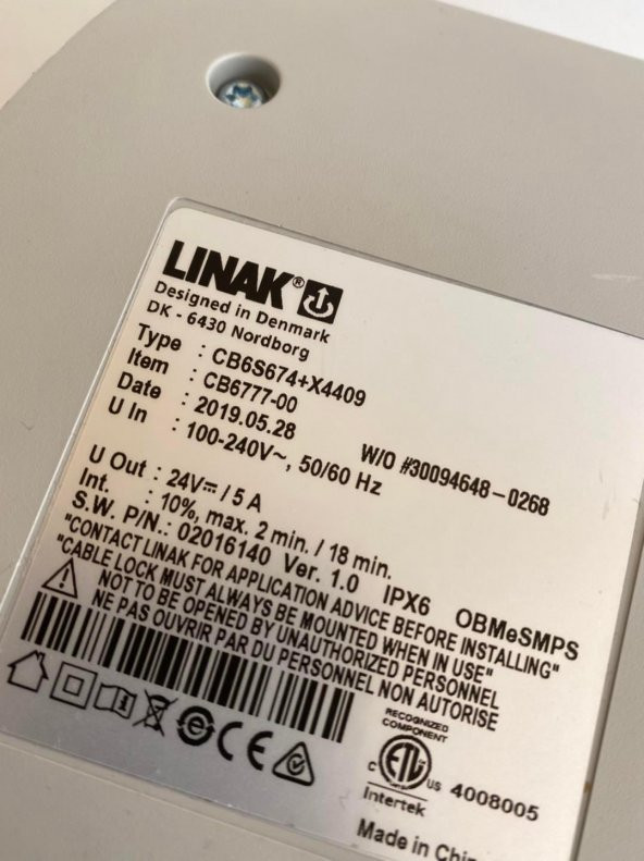 Linak CB6777-00 Aktüatör Kontrol Kutusu 2. El - 6