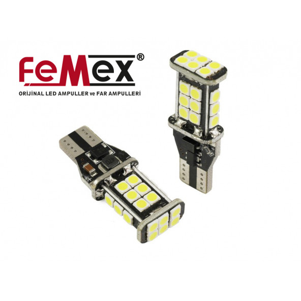 FEMEX Platinum T15 W16W Led Ampul Geri Vites Ampulu - 2