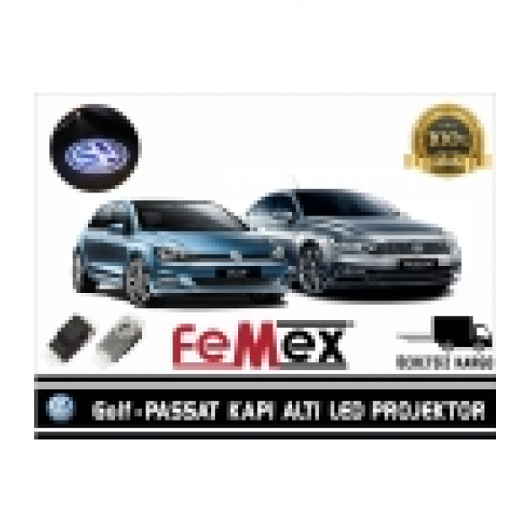 Golf 7, Passat Araçlar İçin ORİJİNAL Geçmeli Soketli Kapı Logo - 3