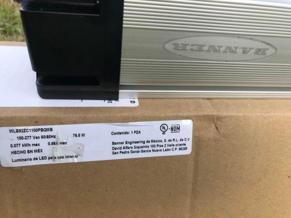 Banner WLB92 Led Çalışma Işığı 1100mm WLB92ZC1100PBQMB - 5