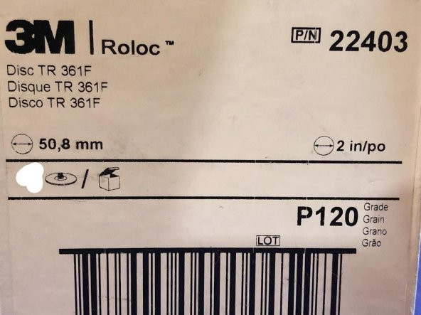 3M 22403 Roloc Zımpara Diski 120 Kum 1 Adet - 5