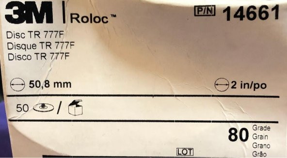 3M 14661 Roloc Zımpara Diski 80 Kum 1 Adet - 6