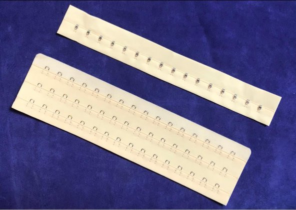 Lateks Korse Kopçası Ten Rengi - 3 Aşamalı Agraflı Kopça - 2