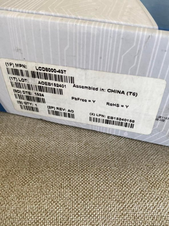 LCD8000-43T Değerlendirme Kiti 4,3 inç Lcd Ekran - 12