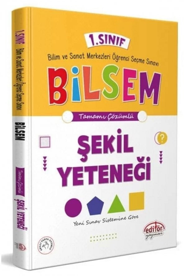 1.sınıf Bilsem Şekil Yeteneği Tamamı Çözümlü