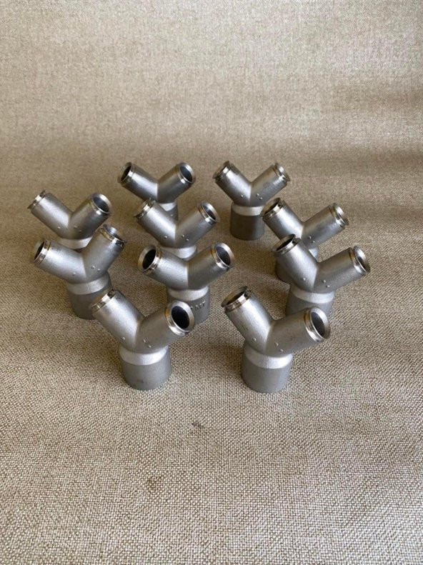 2 Yollu Çelik Ara Aparat 10 Adet - Resim 2