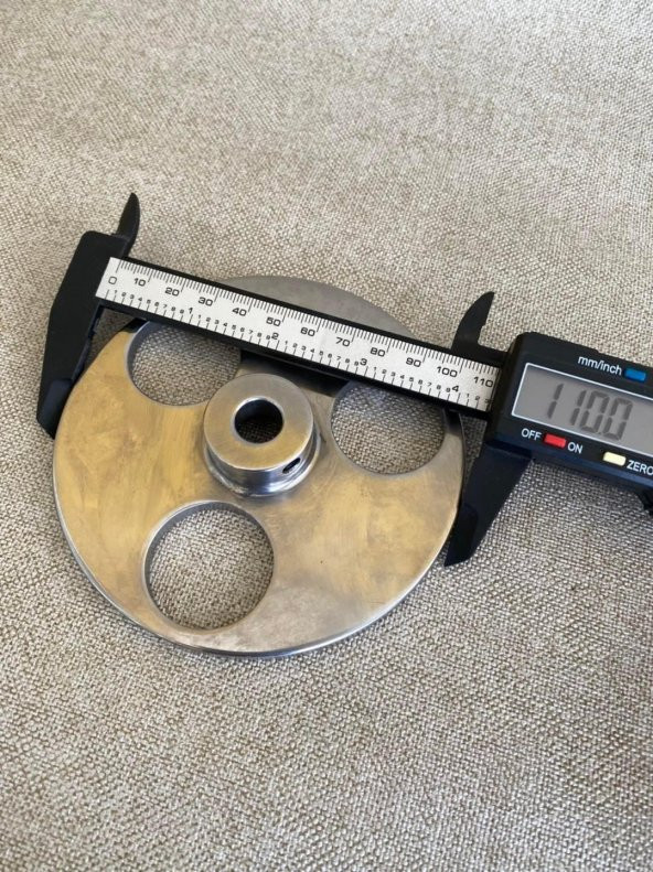 Delikli Çelik Flanş 110mm - Resim 3