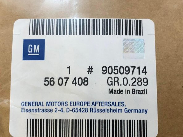 Opel Silindir Kapak Contası GM 90509714 - Astra F Vectra A Kalos 1.4-1.6 - 2