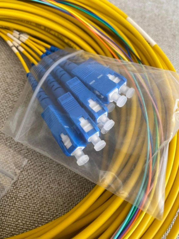 MPO/APC - SC/UPC SM G657.A1 Fiber Optik Kablo 30Metre A1 - 5
