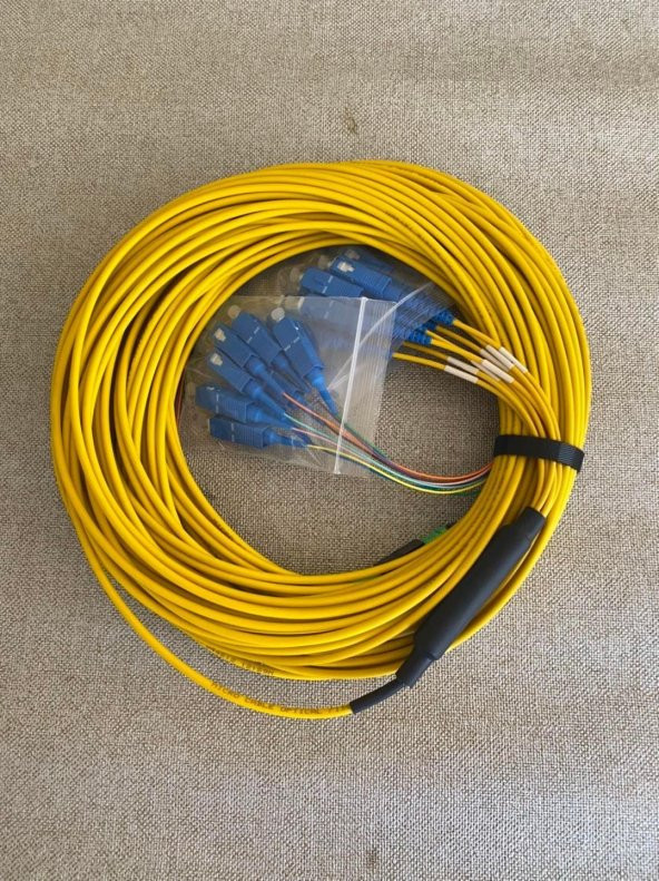 MPO/APC - SC/UPC SM G657.A1 Fiber Optik Kablo 30Metre A1 - 7