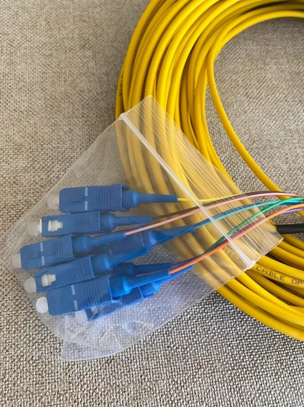 MPO/APC - SC/UPC SM G657.A1 Fiber Optik Kablo 30Metre A2 - 6