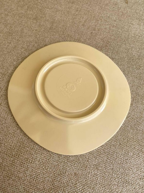 Sanyo Melamin Çay Tabağı 12,5 cm 1 Adet - Melamin Bardak Altlığı - 4